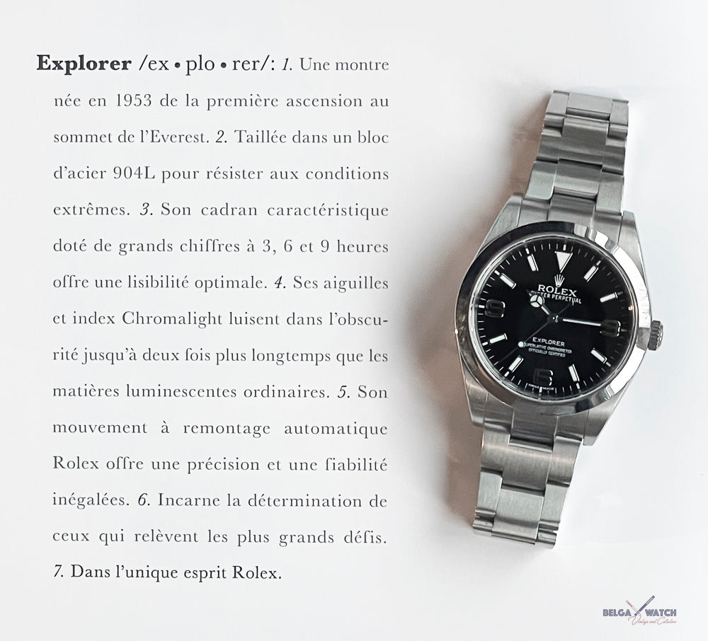 Rolex Explorer 1 ref 114270.