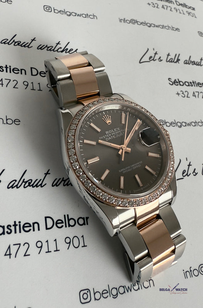 Rolex Datejust Everose & Diamonds