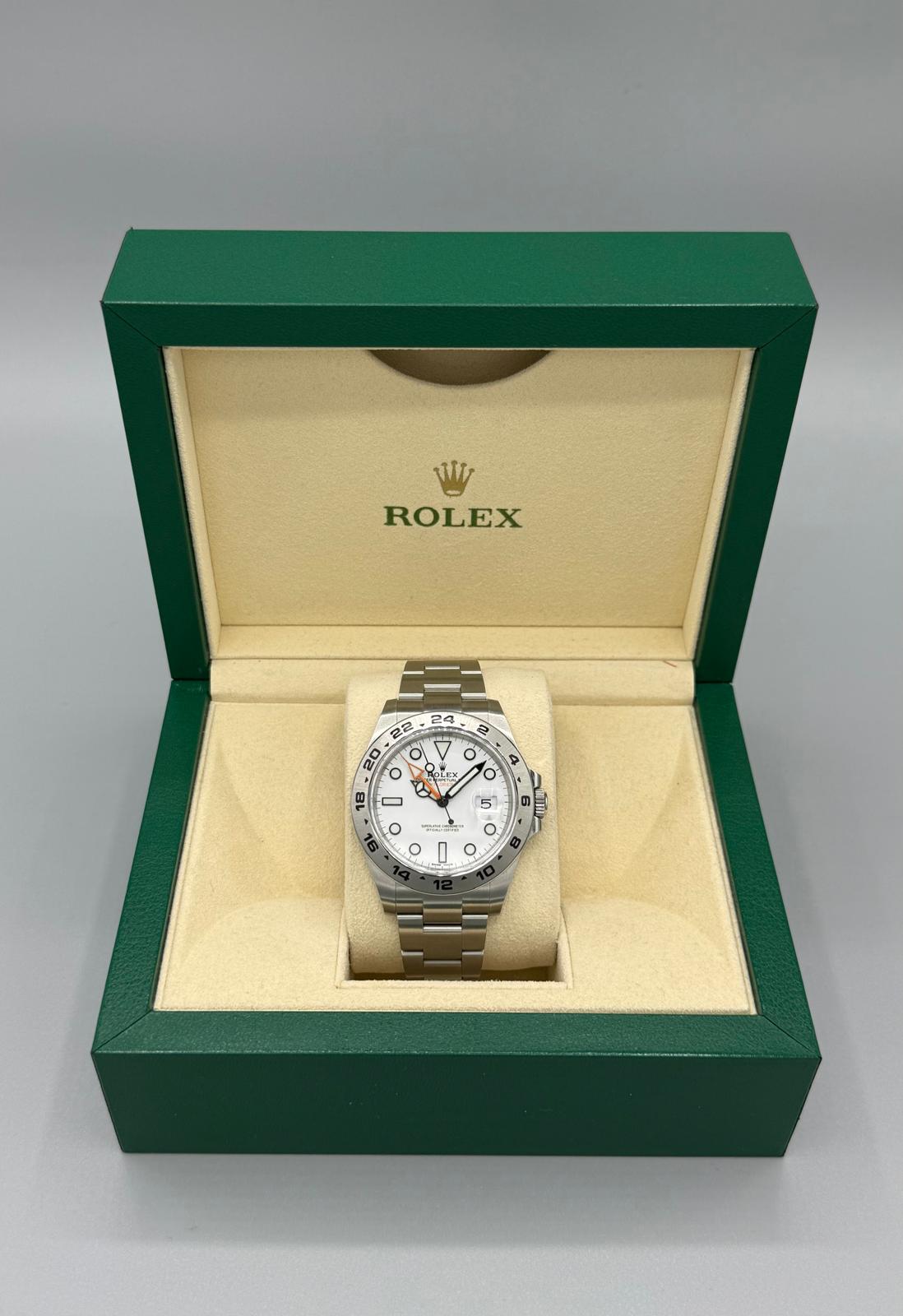 Rolex Eplorer II Polar ref 216570 ' White '